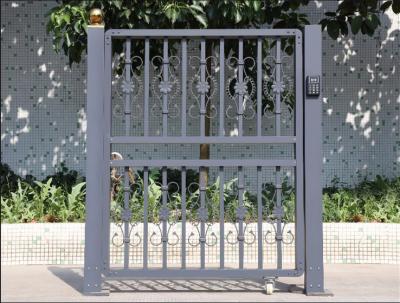 China Custom Size Villa Fence Entry Doors Aluminum Alloy Metal Folding Open UV Proof for sale