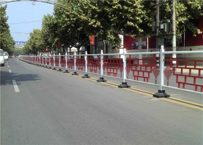 China Expandable Road Fence Barrier , Pedestrian Safety Fence Low Carbon Steel Pipe for sale