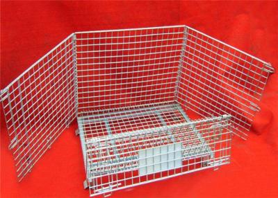 China Industrial Warehouse Stackable Pallet Cages Steel Q235 1000kg Loading Capacity for sale