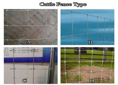 China Sheep Galvanized Field Fence PVC Coated 115-330 Feet Anti - Corrosion For Farmer for sale