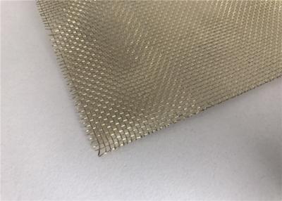 China Phosphorus Copper Mesh Brass Wire Mesh / Fabric For Microphone Production for sale