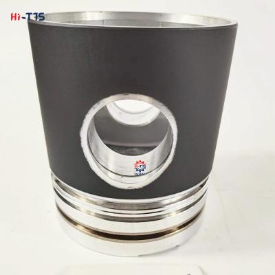 China Polishing Diesel Engine Piston Aluminum Alloy Engine Cylinder Part In Silvery Color for sale