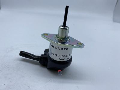 China Fuel Shutoff Solenoid Valve 1G772-60010 1G772-60012 For Kubota 12V Stop Solenoid for sale