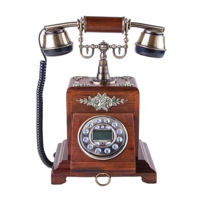 China Home or hotel decor retro telephone gift set indoor home decorative antique telephone for best gift for sale