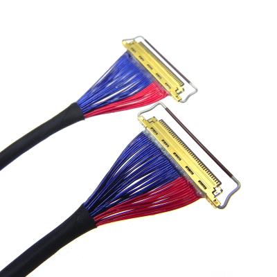 China lvds electronic micro coaxial cable 40pin led screen cable 6 lvds single panel cable for sale