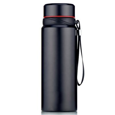 China Business 750ml Double Wall Thermos Stainless Steel Vacuum Flask Insulated Water Bottle For Outdoor With Cups for sale