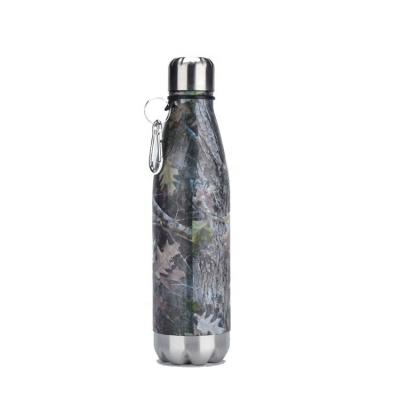 China 17OZ Double Wall 304 Stainless Steel Cola Sports Bottle Vacuum Flask Sustainable Water Bottle With Carabiner for sale