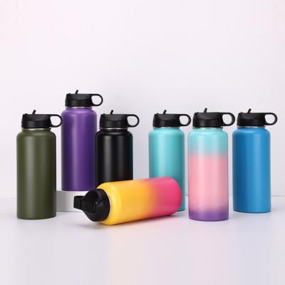 China 32oz 40oz Double Stainless Steel Vacuum Flask Travel Mug Thermos Bottle PORTABLE Wall Insulated Flask Vacuum Cup Water Bottle for sale