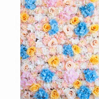 China Durable and Natural Large Touch Handing Flower Wall Panels Flower Wall Wedding Best Quality for sale