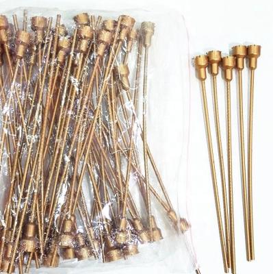 China Easy To Make Rose Lowest Price Gift Plastic Rose Stems Eternal Gold And Green Rose Stems for sale