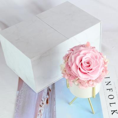 China High quality wedding table decorative flowers preserved flower keepsake gift wholesale for sale