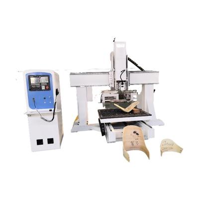 China Building Material Shops High Quality 5 Axis CNC Router Table Rotary Wood Engraving Machine Price for sale