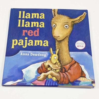 China Luxury Cheap High Quality Kids Love Best Custom Printing Hardcover Story Saddle Matt Lamination Pajama Book for sale