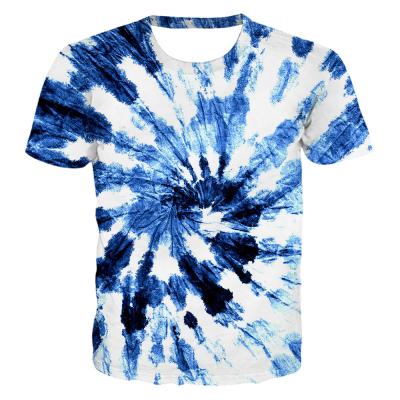 China 2021 Customs High Street Summer Oversize Logo Link Dye T-shirt Manufacturing Anti-pilling For Men for sale