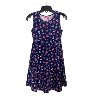 China OEM Washable Girls Dress Lovely Kids Girls Dress Wholesale Printed Sleeveless Little Girl Dress Good Quality for sale