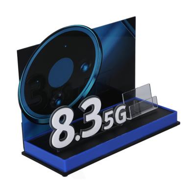 China Eco-friendly custom acrylic cell phone plexiglass manufacturer display digital shooting advertising rack for sale