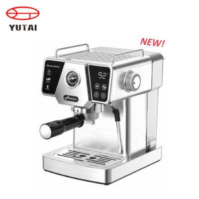 China Cafe Coffee Machine 20 Bar Stainless Steel Household Digital Electric Professional Smart Espersso coffee maker for sale