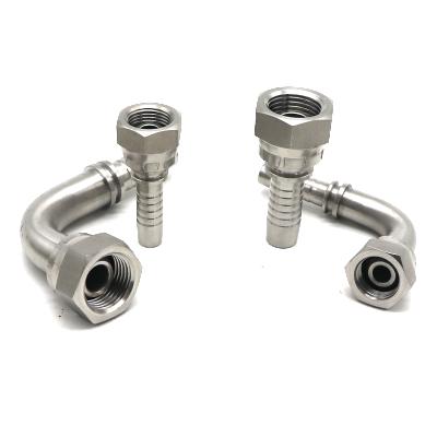 China Construction Machinery / Agriculture China OEM Favorites Compare Stainless Steel Hydraulic Hose BSP Double Hex Female Hose Fittings for sale