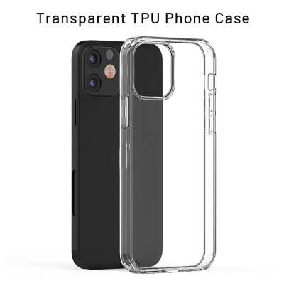 China Transparente Capa Fundas Para Celular Telefon Kilifi Mobile Tpu Shell Phone Housings Cover Phone Case For iPhone 12 Case TXWC201 Phone Case for sale