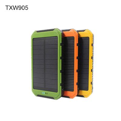 China High Capacity 10000mah High Capacity Battery Charger Mobile Phone Shockproof Solar Charger For Iphone Series for sale