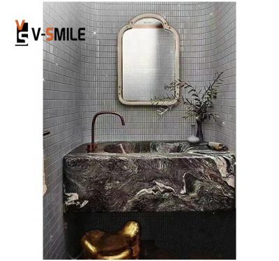 China Modern Elegant Purple Violet Marble Kinawa Italian Marble For Wash Basin for sale