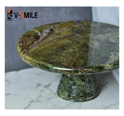 China Customized Modern Design Rainforest Green Marble For Kitchen Bathroom Countertops Green Texture Marble Board for sale