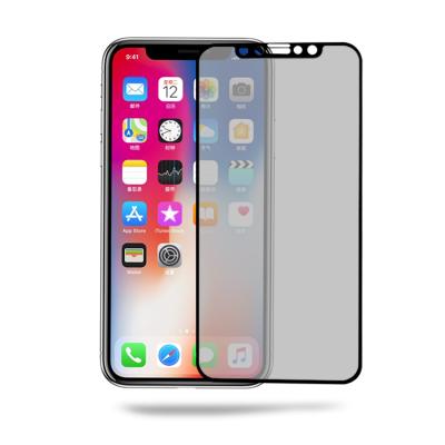 China Anti-scratch IphoneX Anti Spy Privacy Tempered Glass Screen Protector Guard for sale