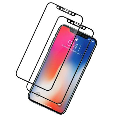 China Scratch resistant; Shock resistant; 6.1inch anti-oil and anti-fingerprint tempered glass screen protector compatible for iphoneXR 2.5D 0.33mm high quality wholesale price in stock for sale