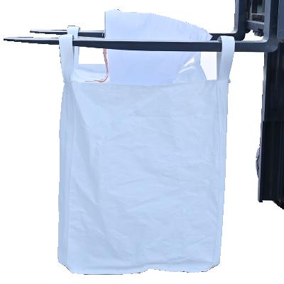 China Breathable Custom Logo 100% PP Material 500Kg 1 Ton Big Bulk Jumbo Ton Bag With Top And Bottoms Spring for sale