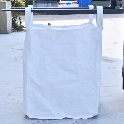 China Breathable Elephant 1 Ton 1000Kg Bulk Plastic Clamp Non-scratch PP Jumbo Fibc Bags Large With Spout Top And Bottom for sale