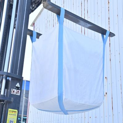 China Breathable Assured Commercial PP Woven Packing Volume 1000Kg 1 Ton Container Bag For Ore Sand Fertilizer for sale