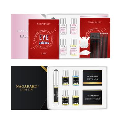 China NAGARAKU Lash Lift Adhesive Lifting Eyelash Extensions Curling Lamination Brow Perming Kit Makeup Lashlift for sale