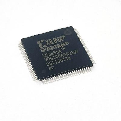 China Original brand new standard in stock hot sale chip XC3S50A-4VQG100C IC QFP100 chips integrated XC3S50A-4VQG100C for sale