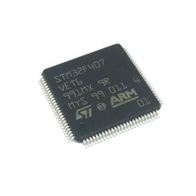 China STM32F407VET6 microcontrollers mcu IC standard original chip stm32f407 100LQFP STM32F407VET6 for sale