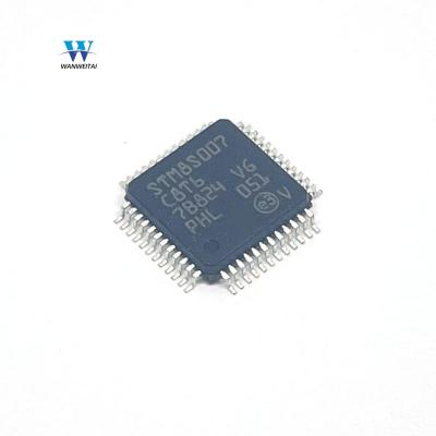 China New and original STM8S007C8T6 standard IC MCU 8BIT 64KB FLASH 48LQFP stm8s207c8t6 for sale