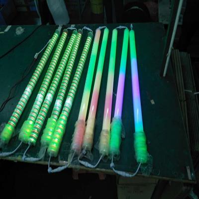 China Aluminum alloy tube 24v rgb single sided smd 5050 milk cover T8 led tube for sale