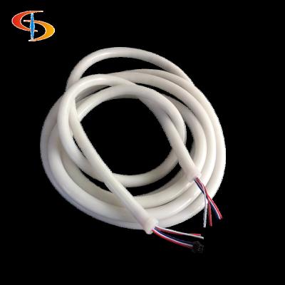 China LANDSCAPE silicone jacket flexible led neon cable light DC12/24V neon strip 360 viewing angle led neon strip for sale