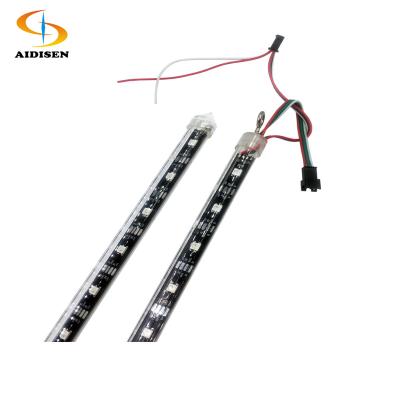 China LANDSCAPE dmx512 led meteor tube light DC5V DC12V DC24V nightclub lighting 3d led meteor tube for sale