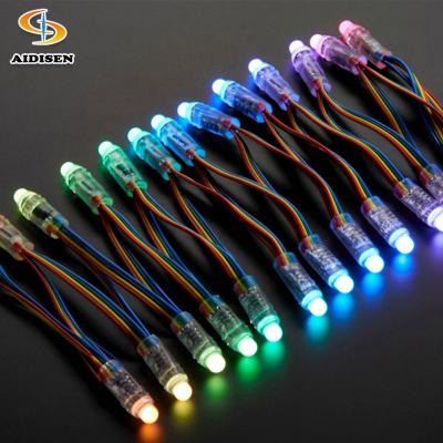 China Theme park 4 wires small rgb pixel lpd6803 led pixel led string light flexible light for sale