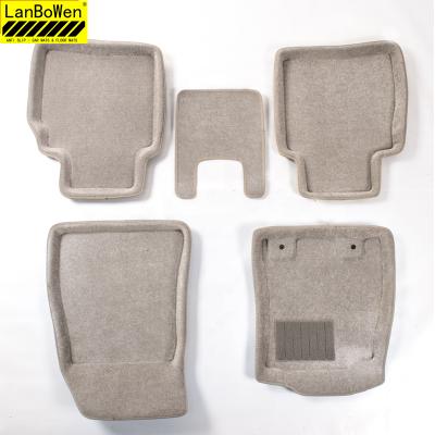 China Factory supply waterproof 5pcs 3d car accessories interior /fireproof/dustproof /anti-slip car floor protection mat for sale