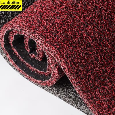 China Factory Supply Waterproof Anti-skid Wear-Resistant PVC Car Mat Material Vintage Car Mats With Spike Backing In Roll For Boots for sale