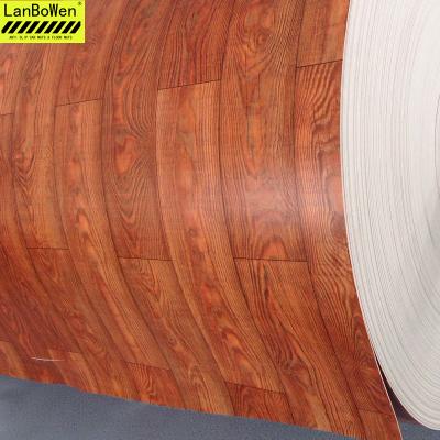 China Anti-Slip Mat Wood Look PVC Flooring Sheet PVC Rubber Flooring, Kindergarten Garage Flooring Mat for sale