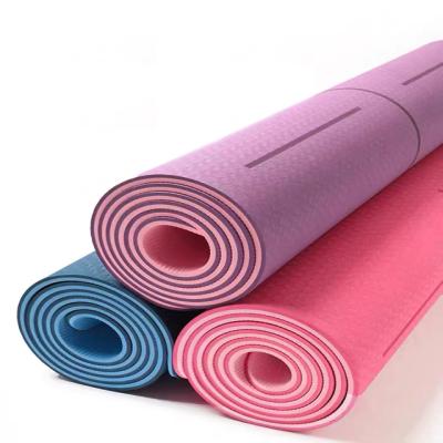 China Waterproof Exercise Yoga Tape Mat Rope Yoga Mat Jumping Running Yoga Mat for sale