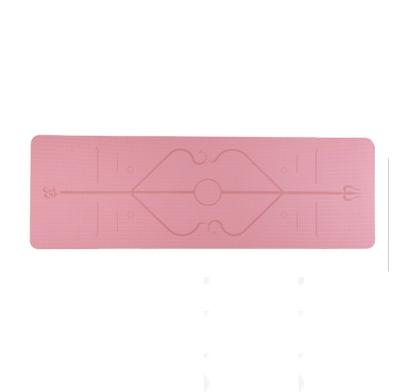 China Waterproof Comfortable Yoga Mat Running Tape Exercise Fitness Yoga Mat for sale