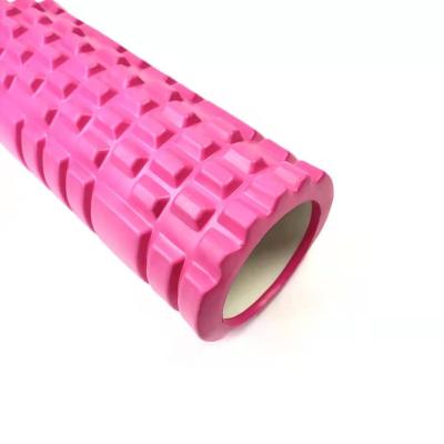 China Adjustable Comfortable Fitness Foam Roller Exercise Massage Roller Stick Grid Yoga Roller for sale