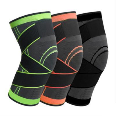 China Supply Sport Protection Sports Knee Pad Basketball Running Breathable Nylon Knee Pad for sale