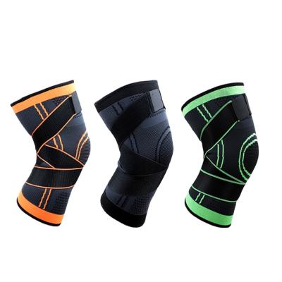 China Sports Adjustable Comfortable Knee Pad Running Breathable Nylon Knee Sleeve Comfortable Knee Pads for sale