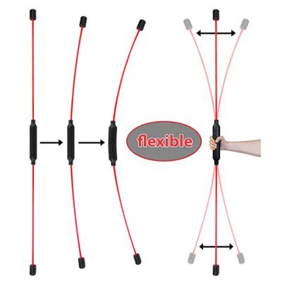 China Elastic Trembling Rod Vibrating Net Stick Bodybuilding Fitness Bar Fiberglass Yoga Weight Loss Trembling Rod Fitness Stick for sale