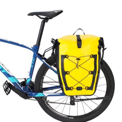 China Rear Saddle Carry Water Proof Bike Rack Bicycle Pannier Outdoor Recycling Waterproof Bag for sale