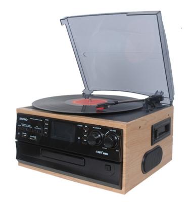 China Retro turntable record player cds and wooden turntable player for sale